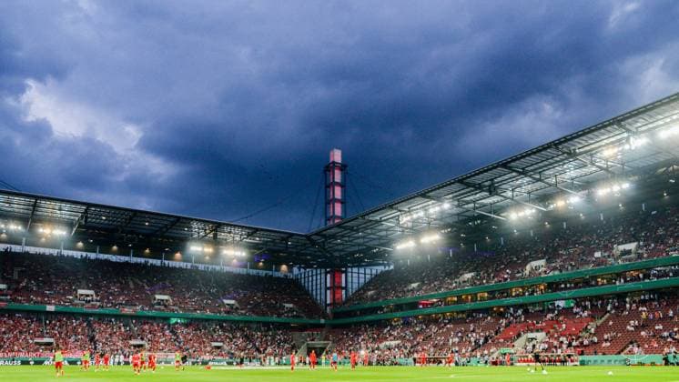 Rhein-Energie-Stadion, Stadionansicht , 31.08.2021, Köln (Deutschland), Fussball, DFB-Pokal, 1. Runde, Viktoria Köln - FC Bayern München