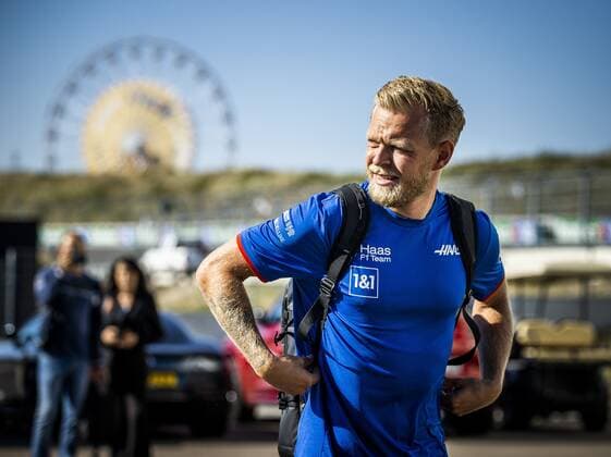 ZANDVOORT - Kevin Magnussen (Haas) at the Zandvoort circuit in the run-up to the F1 Grand Prix of the Netherlands. REMKO DE WAAL F1 Grand Prix of The Netherlands - Previews 2022 xVIxANPxSportx xxANPxIVx