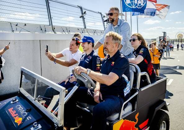 ZANDVOORT - Max Verstappen (Oracle Red Bull Racing) at Zandvoort circuit in the run-up to the F1 Grand Prix of the Netherlands. REMKO DE WAAL F1 Grand Prix of The Netherlands - Previews 2022 xVIxANPxSportx xxANPxIVx
