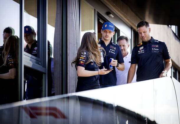 ZANDVOORT - Max Verstappen (Red Bull Racing) on his way to the press conference, PK, Pressekonferenz in the run-up to the F1 Grand Prix of the Netherlands. KOEN VAN WEEL F1 Grand Prix of The Netherlands - Previews 2022 xVIxANPxSportx xxANPxIVx
