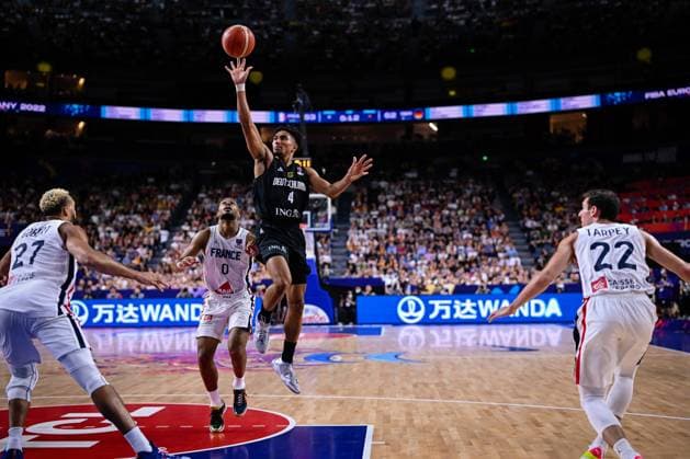 Maodo Lo 4 (Deutschland), Frankreich vs. Deutschland, FIBA EuroBasket 2022, Basketball, 01.09.2022