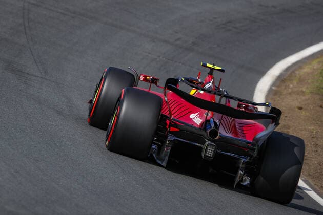 55 SAINZ Carlos (spa), Scuderia Ferrari F1-75, action during the Formula 1 Heineken Dutch Grand Prix 2022, 15th round of the 2022 FIA Formula One World Championship, WM, Weltmeisterschaft from September 2 to 4, 2022 on the Zandvoort Circuit, in Netherlands, Belgium - F1 - DUTCH GRAND PRIX 2022 DPPI Panoramic  00122035__V2_4729.JPG_