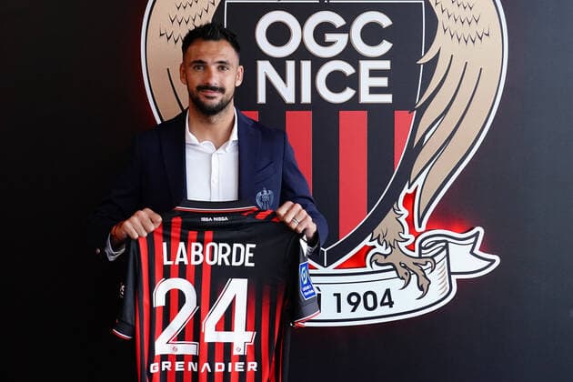 GaÃ«tan Laborde (OGC Nice) FOOTBALL : PrÃ sentation des nouvelles recrues de l™OGC Nice - Nice - 02 08 2022 NorbertScanella Panoramic 