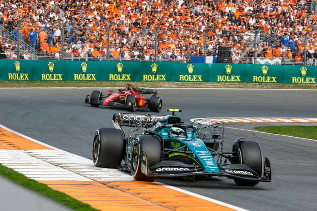 5 Sebastian Vettel (DEU, Aston Martin Aramco Cognizant F1 Team), F1 Grand Prix of the Netherlands at Circuit Zandvoort on September 2, 2022 in Zandvoort, Netherlands. (Photo by HOCH ZWEI) Zandvoort Netherlands