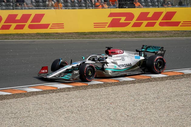 FORMULA 1 HEINEKEN DUTCH GRAND PRIX 2022 02.09.2022, Circuit Park Zandvoort, Zandvoort, FORMULA 1 HEINEKEN DUTCH GRAND PRIX 2022 , im Bild George Russell (GBR), Mercedes-AMG Petronas Formula One Team.