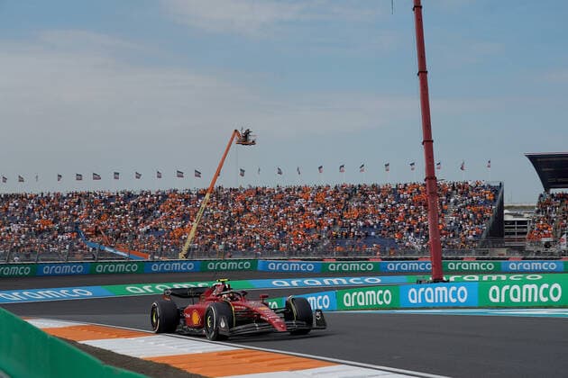 FORMULA 1 HEINEKEN DUTCH GRAND PRIX 2022 02.09.2022, Circuit Park Zandvoort, Zandvoort, FORMULA 1 HEINEKEN DUTCH GRAND PRIX 2022 , im Bild Carlos Sainz Jr. (ESP), Scuderia Ferrari.