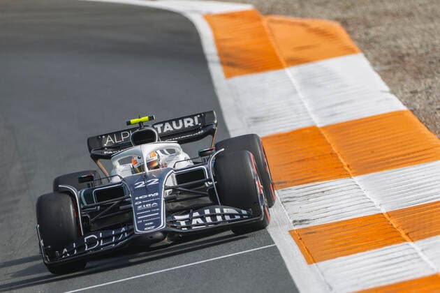 22 Yuki Tsunoda (JPN, Scuderia AlphaTauri), F1 Grand Prix of the Netherlands at Circuit Zandvoort on September 2, 2022 in Zandvoort, Netherlands. (Photo by HOCH ZWEI) Zandvoort Netherlands