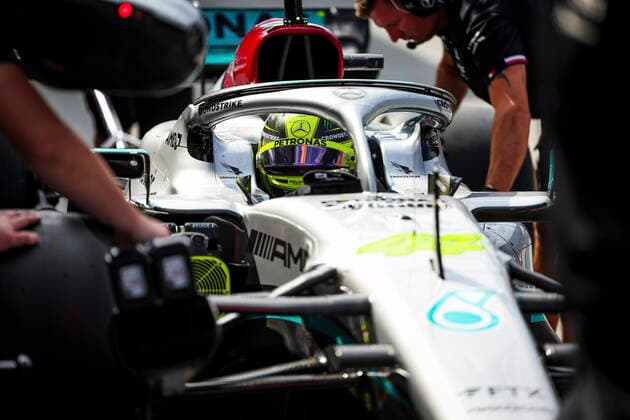 44 Lewis Hamilton (GBR, Mercedes-AMG Petronas F1 Team), F1 Grand Prix of the Netherlands at Circuit Zandvoort on September 2, 2022 in Zandvoort, Netherlands. (Photo by HOCH ZWEI) Zandvoort Netherlands