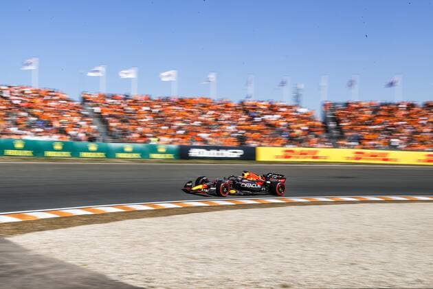 ZANDVOORT - Max Verstappen Red Bull during the 3rd free practice session ahead of the F1 Grand Prix of the Netherlands at the Circuit of Zandvoort on September 3, 2022 in Zandvoort, The Netherlands. ANP SEM VAN DER WAL F1 Grand Prix of The Netherlands - Practice 3 2022 xVIxANPxSportx xxANPxIVx