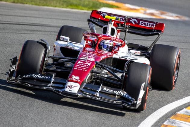 Formel 1, GP der Niederlande in Zandvoort ZANDVOORT - Guanyu Zhou (Alfa Romeo) during qualifying ahead of the F1 Grand Prix of the Netherlands at Circuit Zandvoort on September 3, 2022 in Zandvoort, Netherlands. ANP SEM VAN DER WAL F1 Grand Prix of The Netherlands - Qualifying 2022 xVIxANPxSportx xxANPxIVx