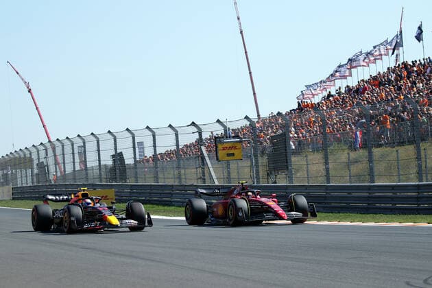 F1 Grand Prix Holland 2022 Charles Leclerc; Ferrari Formel1 Team; Gosser Preis von Holland; Circuit Zandvoort; Formel1 Weltmeisterschaft 2022; Formel1; Charles Leclerc und Sergio Perez Copyright: xBEAUTIFULxSPORTS Bernhardtx