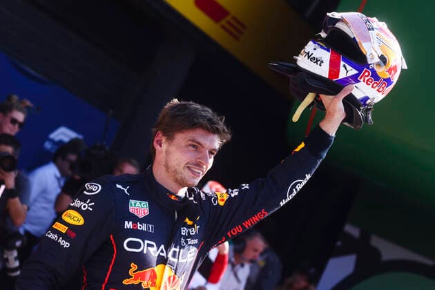 September 3, 2022, Zandvoort, Netherlands: Dutch driver MAX VERSTAPPEN of Red Bull Racing waves to fans after qualifying on pole for his home race, the Formula One Dutch Grand Prix, at Circuit Zandvoort. Zandvoort Netherlands - ZUMAz156 20220903_zip_z156_035 Copyright: xBeataxZawrzelx