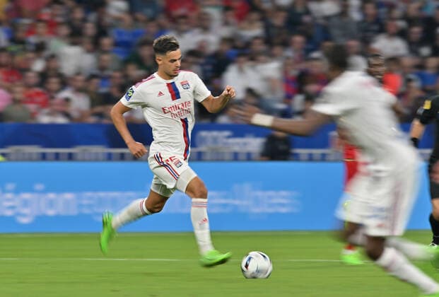 Fußball, Olympique Lyon - SCO Angers Romain Faivre (lyon) FOOTBALL: Olympique Lyonnais vs SCO Angers - Ligue 1 - 03 09 2022 FredericChambert Panoramic 