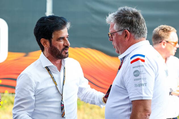 BEN SULAYEM Mohammed (uae), President of the FIA, and SZAFNAUER Otmar, Team Principal of Alpine F1 Team, portrait during the Formula 1 Heineken Dutch Grand Prix 2022, 15th round of the 2022 FIA Formula One World Championship, WM, Weltmeisterschaft from September 2 to 4, 2022 on the Zandvoort Circuit, in Netherlands, Belgium - F1 - DUTCH GRAND PRIX 2022 - RACE DPPI Panoramic  20220904_G00D2332