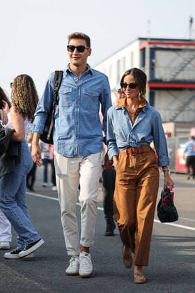63 George Russell (GBR, Mercedes-AMG Petronas F1 Team) and his girlfriend Carmen Montero Mundt, F1 Grand Prix of the Netherlands at Circuit Zandvoort on September 4, 2022 in Zandvoort, Netherlands. (Photo by HOCH ZWEI Italy Photo Press) (Verwendung nur in Deutschland - GERMANY ONLY) *** 63 George Russell GBR, Mercedes AMG Petronas F1 Team and his girlfriend Carmen Montero Mundt, F1 Grand Prix of the Netherlands at Circuit Zandvoort on September 4, 2022 in Zandvoort, Netherlands Photo by HOCH ZWEI Italy Photo Press Use only in Germany GERMANY ONLY 