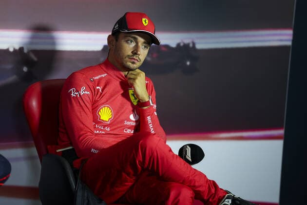 LECLERC Charles (mco), Scuderia Ferrari F1-75, portrait during the Formula 1 Heineken Dutch Grand Prix 2022, 15th round of the 2022 FIA Formula One World Championship, WM, Weltmeisterschaft from September 2 to 4, 2022 on the Zandvoort Circuit, in Netherlands, Belgium - F1 - DUTCH GRAND PRIX 2022 - RACE DPPI Panoramic  00122036_G00D3973.JPG_