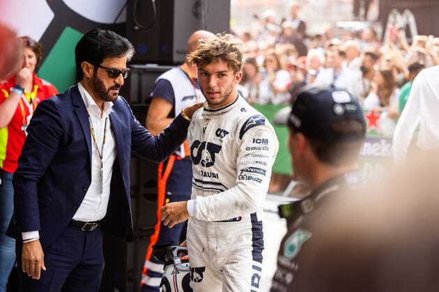 GASLY Pierre (fra), Scuderia AlphaTauri AT03, portrait BEN SULAYEM Mohammed (uae), President of the FIA, portrait at the Parc fermÃ during the Formula 1 Heineken Dutch Grand Prix 2022, 15th round of the 2022 FIA Formula One World Championship, WM, Weltmeisterschaft from September 2 to 4, 2022 on the Zandvoort Circuit, in Netherlands, Belgium - F1 - DUTCH GRAND PRIX 2022 DPPI Panoramic  00122036_GH_21777
