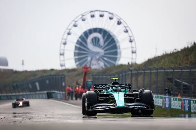 05 VETTEL Sebastian (ger), Aston Martin F1 Team AMR22, action during the Formula 1 Heineken Dutch Grand Prix 2022, 15th round of the 2022 FIA Formula One World Championship, WM, Weltmeisterschaft from September 2 to 4, 2022 on the Zandvoort Circuit, in Netherlands, Belgium - F1 - DUTCH GRAND PRIX 2022 - RACE DPPI Panoramic  00122036_AV6_9371