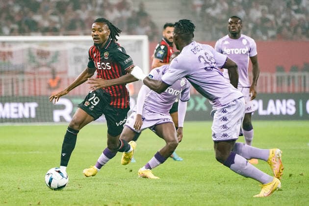 Khephren Thuram (OGC Nice) FOOTBALL : OGC Nice vs AS Monaco - Ligue 1 Uber Eats - Nice - 04 09 2022 NorbertScanella Panoramic 