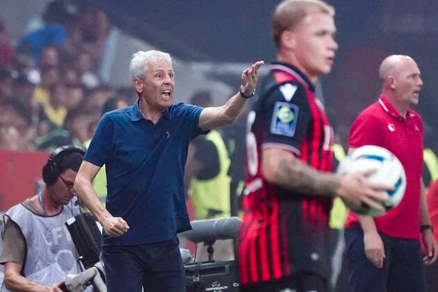 Lucien Favre (entraineur de l OGC Nice) FOOTBALL : OGC Nice vs AS Monaco - Ligue 1 Uber Eats - Nice - 04 09 2022 NorbertScanella Panoramic 