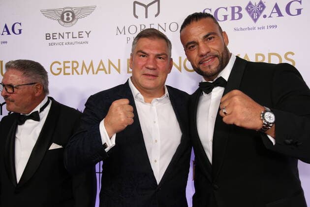 Boxen: Herqul 2022 - German Boxing Award, Berlin, 04.09.2022 Dariusz Tiger Michalczewski und Manuel Mahmoud Charr Berlin Germany