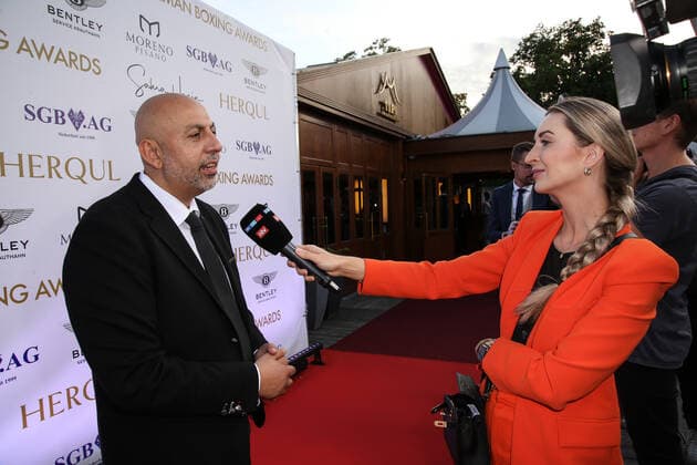 Boxen: Herqul 2022 - German Boxing Award, Berlin, 04.09.2022 Veranstalter Ramin Seyed im Interview Berlin Germany