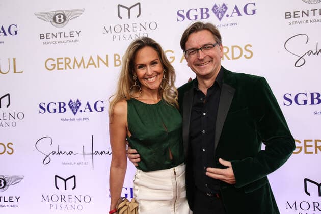 Boxen: Herqul 2022 - German Boxing Award, Berlin, 04.09.2022 Claus Strunz (Bild) mit seiner Partnerin Daniela Oliel Berlin Germany