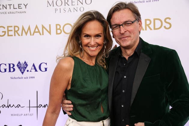 Boxen: Herqul 2022 - German Boxing Award, Berlin, 04.09.2022 Claus Strunz (Bild) mit seiner Partnerin Daniela Oliel Berlin Germany