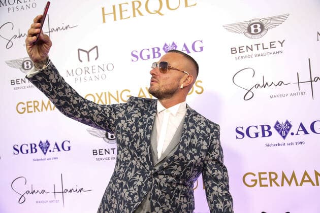Boxen: Herqul 2022 - German Boxing Award, Berlin, 04.09.2022 Designer Eric Sindermann alias Dr. Sindsen Berlin Germany