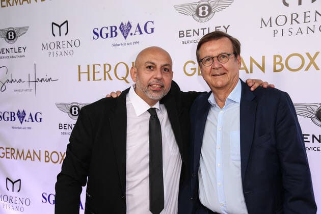Boxen: Herqul 2022 - German Boxing Award, Berlin, 04.09.2022 Ramin Seyed und Hans Mahr Berlin Germany