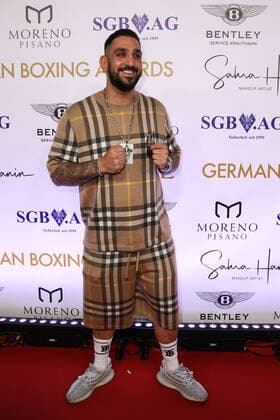 Boxen: Herqul 2022 - German Boxing Award, Berlin, 04.09.2022 Musiker Milonair Berlin Germany