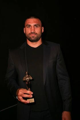 Boxen: Herqul 2022 - German Boxing Award, Berlin, 04.09.2022 Newcomer des Jahres: Victor Faust (ECB) Berlin Germany