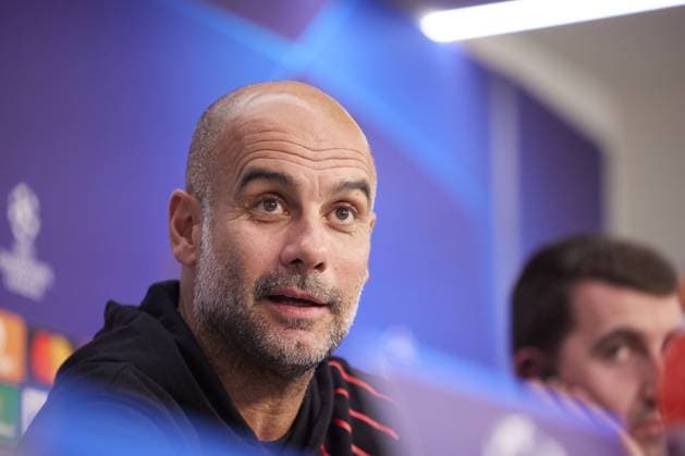 Sport Bilder des Tages Sport Bilder des Tages Manchester City press conference, PK, Pressekonferenz before UEFA Champions League match in Seville, Spain Seville, Spain. 05th September 2022. Head coach Pep Guardiola of Manchester City seen during a press conference ahead of the UEFA Champions League match between Sevilla FC and Manchester City at Estadio Ramon Sanchez Pizjuan in Seville. Seville Andalucia Spain Estadio Ramon Sanchez Pizjuan  Copyright: xGonzalesxPhoto JesusxRuizxMedinax