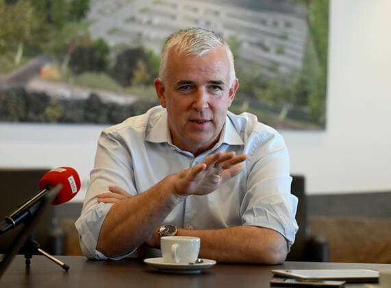 Fussball, Herren, Saison 2022 2023, Europa League, 1. FC Union Berlin, Pressekonferenz zur Europa-League-Partie 1. FC Union Berlin - Royale Union Saint-Gilloise, im Bild: Präsident Dirk Zingler (1. FC Union), 06.09. 2022, Copyright: xMatthiasxKochx