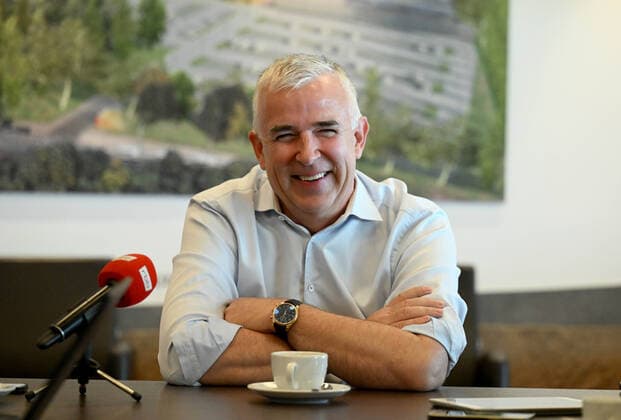 Fussball, Herren, Saison 2022 2023, Europa League, 1. FC Union Berlin, Pressekonferenz zur Europa-League-Partie 1. FC Union Berlin - Royale Union Saint-Gilloise, im Bild: Präsident Dirk Zingler (1. FC Union), 06.09. 2022, Copyright: xMatthiasxKochx