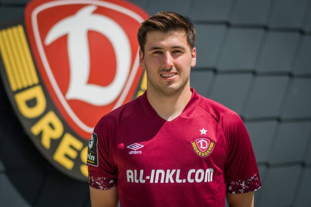 Niklas Heeger; SG Dynamo Dresden; 3.Liga, Porträttermin 2022 2023