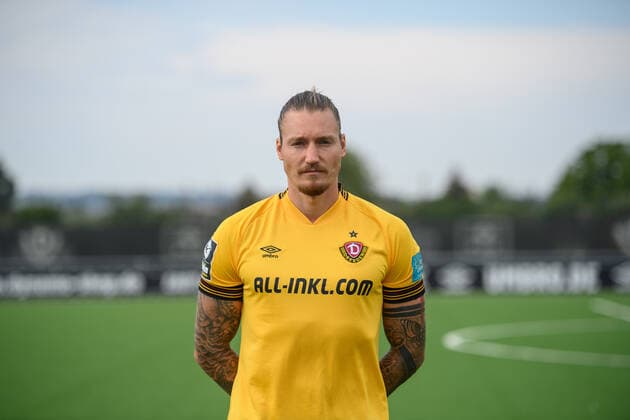 Manuel Schäffler (Schaeffler); SG Dynamo Dresden; 3.Liga, Porträttermin 2022 2023