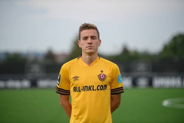 Niklas Hauptmann; SG Dynamo Dresden; 3.Liga, Porträttermin 2022 2023