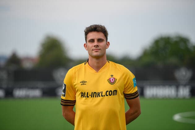 Jakob Lewald; SG Dynamo Dresden; 3.Liga, Porträttermin 2022 2023