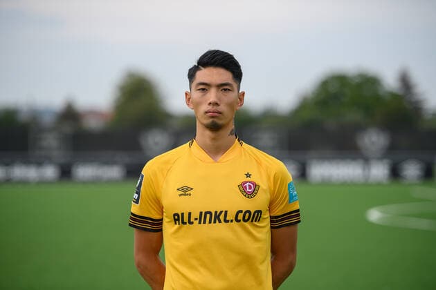 Kyu-Hyun Park; SG Dynamo Dresden; 3.Liga, Porträttermin 2022 2023
