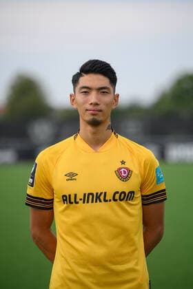Kyu-Hyun Park; SG Dynamo Dresden; 3.Liga, Porträttermin 2022 2023