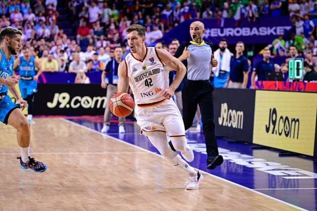 Andreas Obst 42 (Deutschland), Deutschland vs. Slovenien, FIBA EuroBasket 2022, Basketball, 06.09.2022