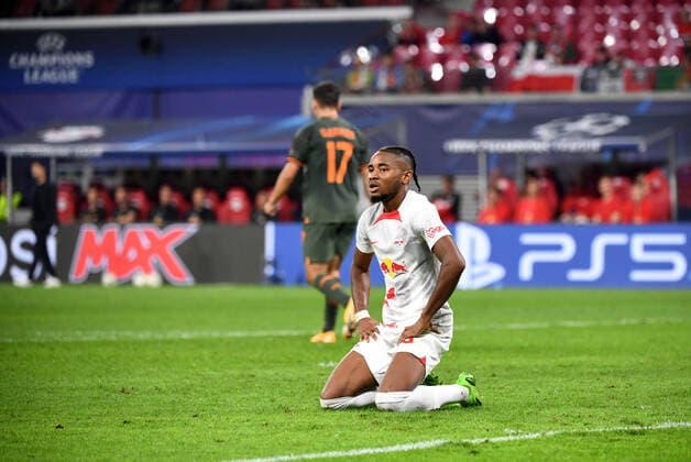 Sport Themen der Woche KW36 Fussball, Herren, Saison 2022 2023, Champions League (Gruppenphase, Gruppe F, 1. Spieltag), RB Leipzig - Schachtar Donezk, Christopher Nkunku (RB Leipzig), 06.09. 2022, *** Football, Men, 2022 2023 season, Champions League group stage, Group F, Matchday 1 , RB Leipzig Shakhtar Donetsk, Christopher Nkunku RB Leipzig , 06 09 2022, Copyright: xSebastianxRäppold MatthiasxKochx