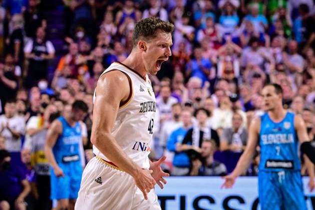 Andreas Obst 42 (Deutschland), Deutschland vs. Slovenien, FIBA EuroBasket 2022, Basketball, 06.09.2022