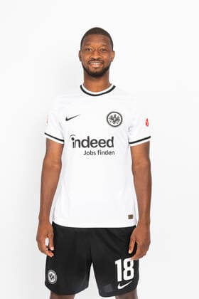 Almamy Toure - Eintracht Frankfurt, SGE, 2022 2023, Porträttermin, Porträt, 1. BL, Ger; by Ohnesorge Eintracht Frankfurt