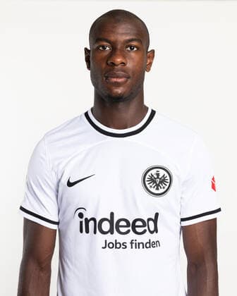 Evan Ndicka - Eintracht Frankfurt, SGE, 2022 2023, Porträttermin, Porträt, 1. BL, Ger, N Dicka; by Ohnesorge Eintracht Frankfurt