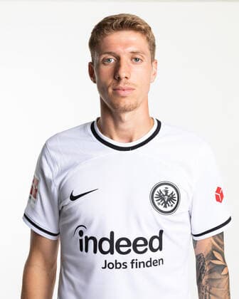 Kristijan Jakic - Eintracht Frankfurt, SGE, 2022 2023, Porträttermin, Porträt, 1. BL, Ger; by Ohnesorge Eintracht Frankfurt
