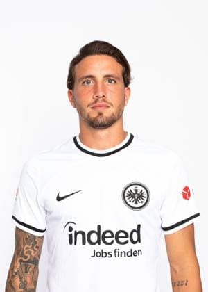 Luca Pellegrini - Eintracht Frankfurt, SGE, 2022 2023, Porträttermin, Porträt, 1. BL, Ger; by Ohnesorge Eintracht Frankfurt