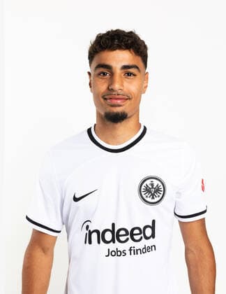 Mehdi Loune - Eintracht Frankfurt, SGE, 2022 2023, Porträttermin, Porträt, 1. BL, Ger; by Ohnesorge Eintracht Frankfurt