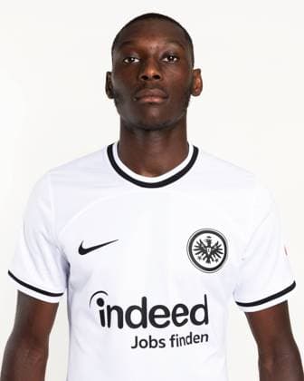 Randal Kolo Muani - Eintracht Frankfurt, SGE, 2022 2023, Porträttermin, Porträt, 1. BL, Ger; by Ohnesorge Eintracht Frankfurt